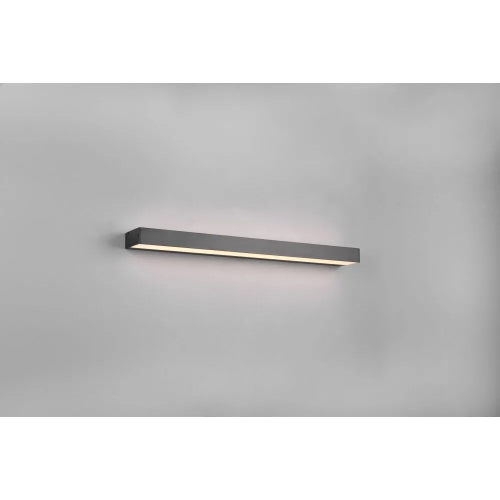 Trio Leuchten Rocco Wandleuchte LED Schwarz, 1-flammig