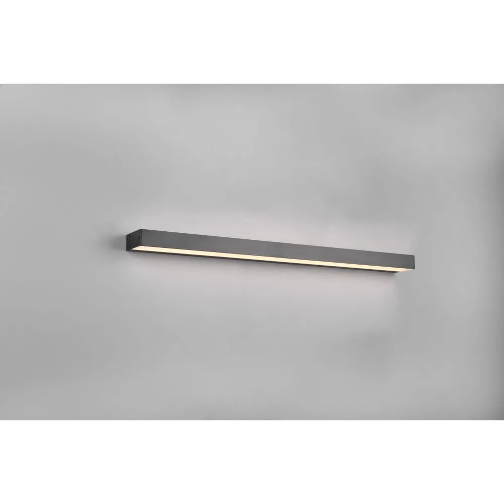 Trio Leuchten Rocco Wandleuchte LED Schwarz, 1-flammig 283919032