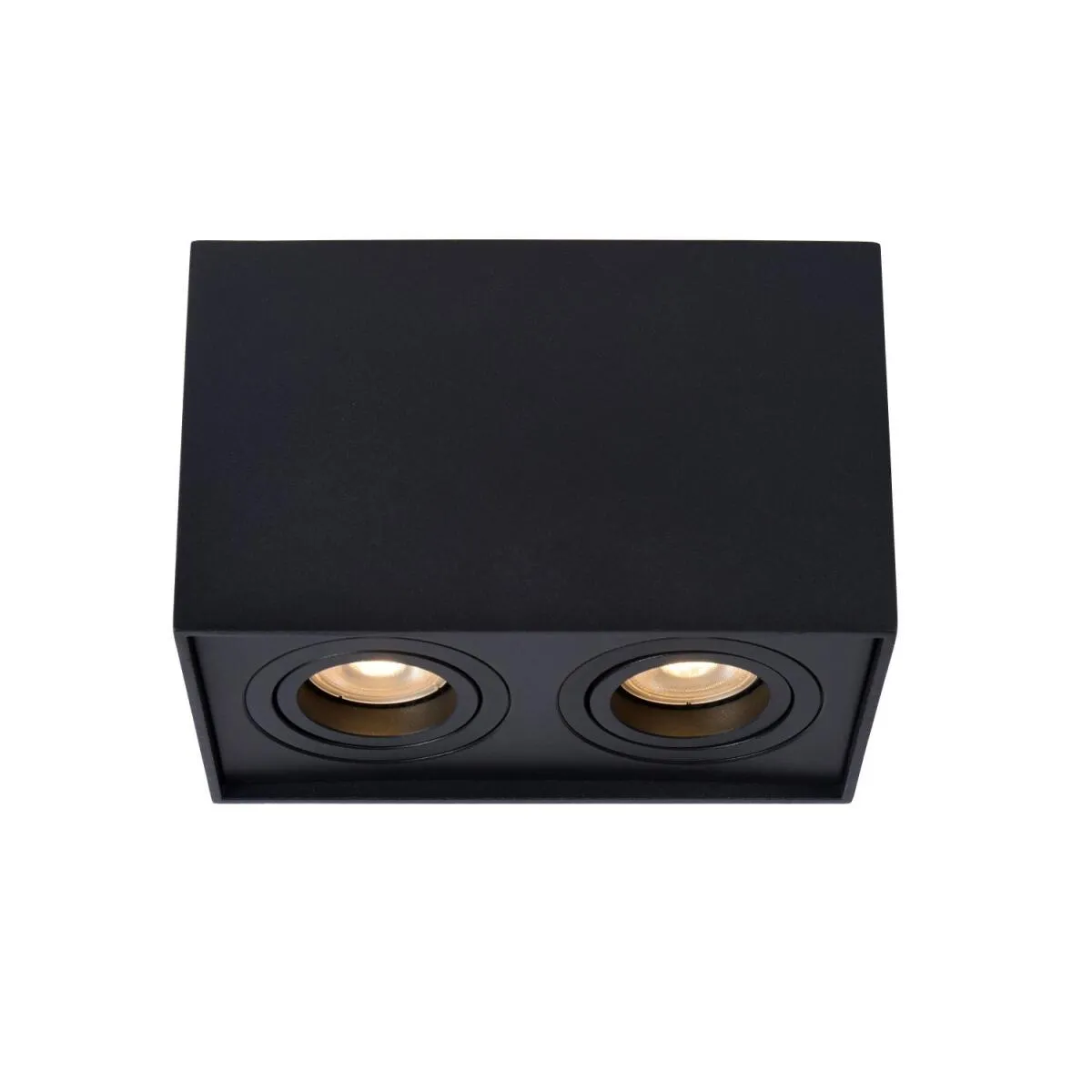 TUBE Deckenstrahler 2xGU10 Schwarz