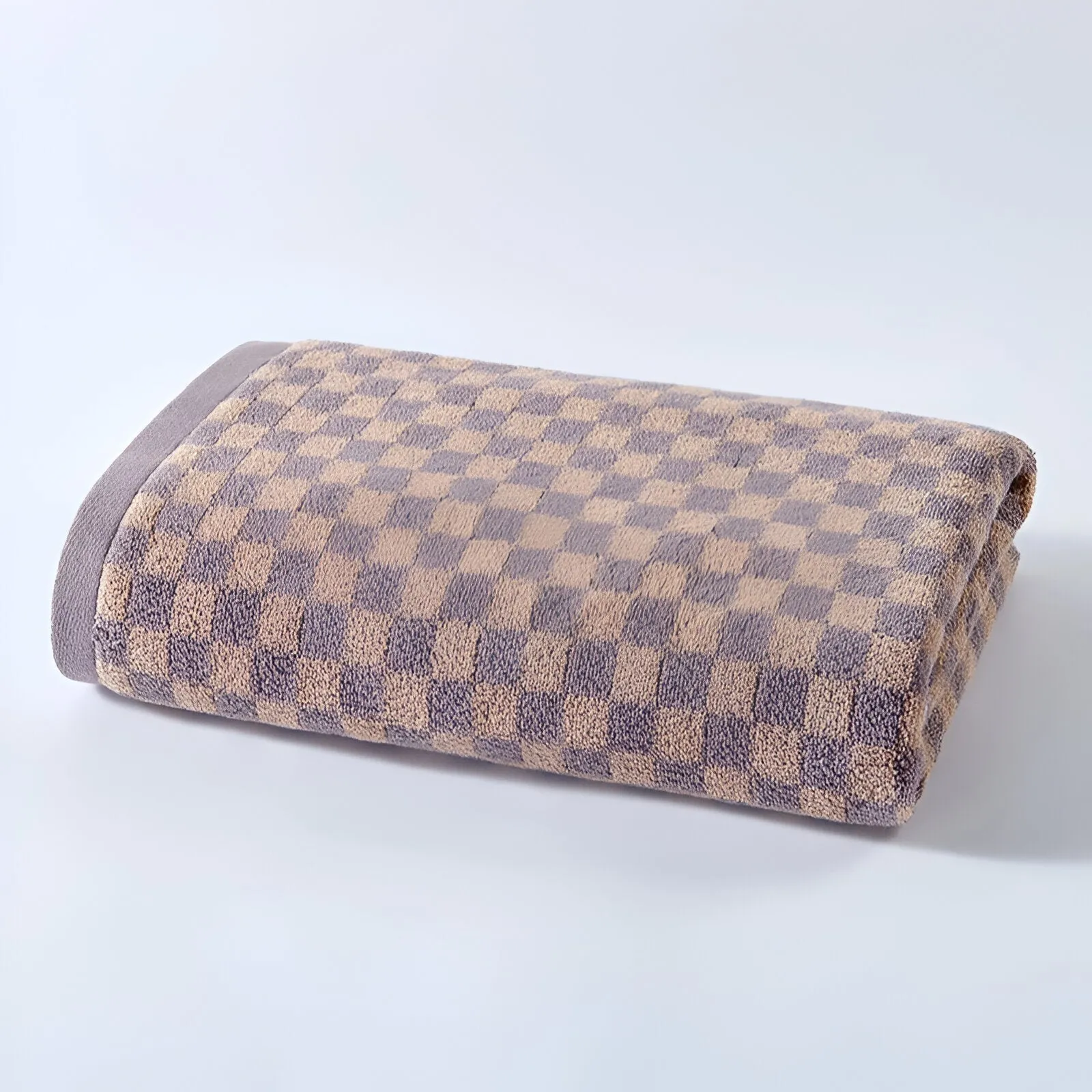 Zwei Stück weiche Baumwoll-Jacquard-Design-Handtücher