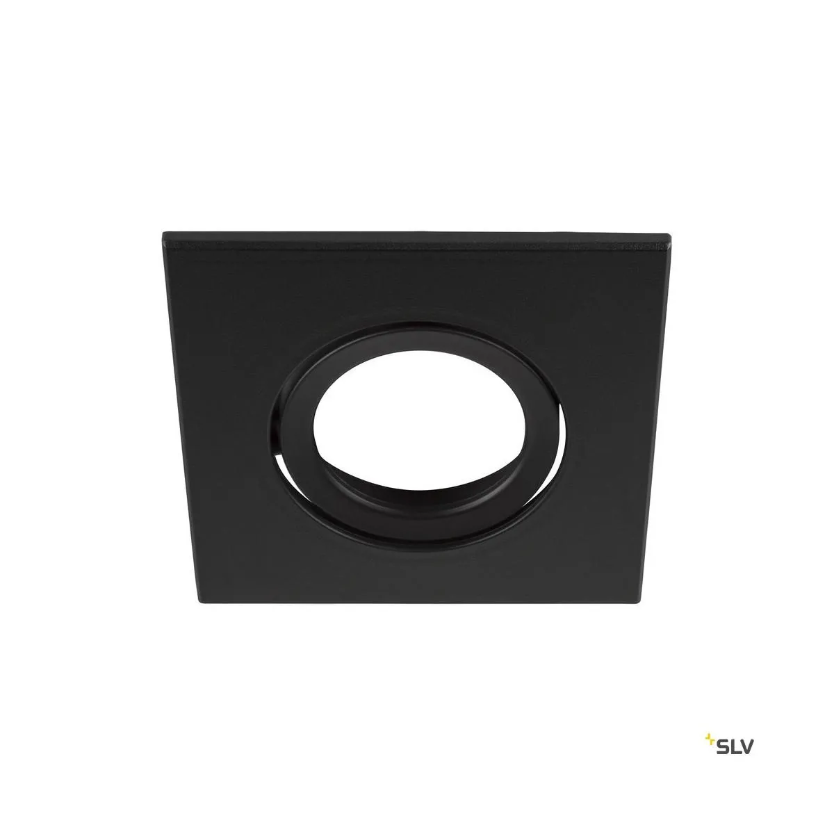 UNIVERSAL DOWNLIGHT Abdeckung, für Downlight IP20, schwenkbar, eckig, schwarz