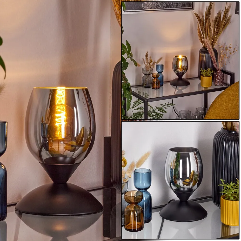 Verfidelas Tischleuchte Schwarz, 1-flammig H3760086