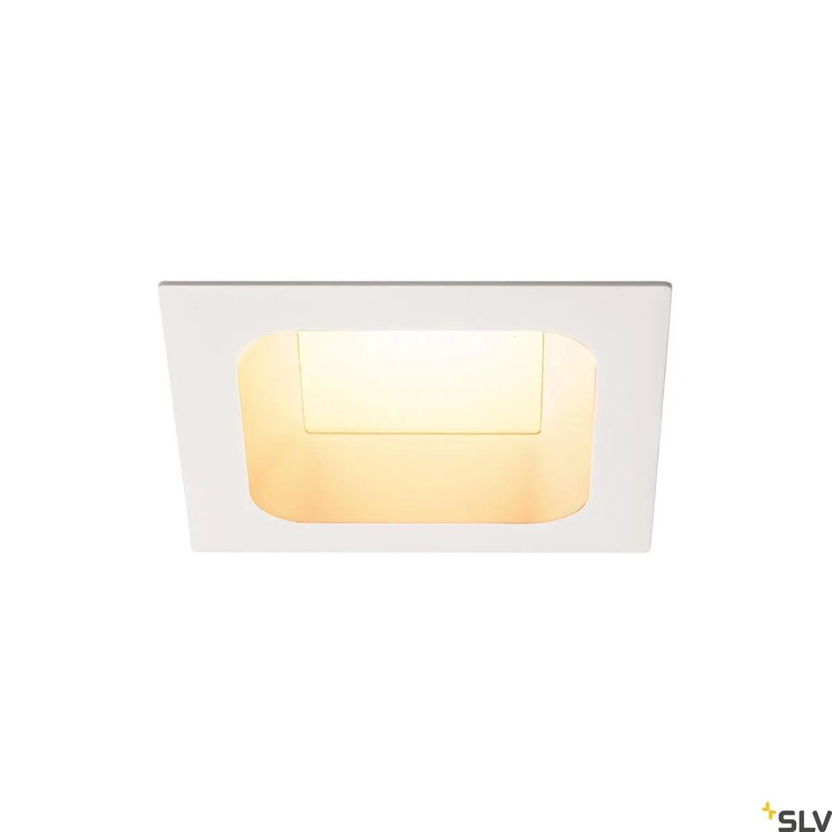 VERLUX, Einbauleuchte, LED, 3000K, mattweiß, L/B/T 13,5/13,5/7,5 cm, 20W
