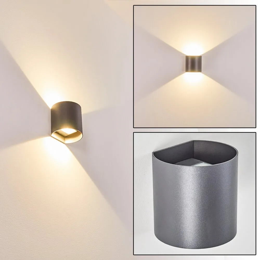 Vikom Aussenwandleuchte LED Anthrazit, 2-flammig H3080207