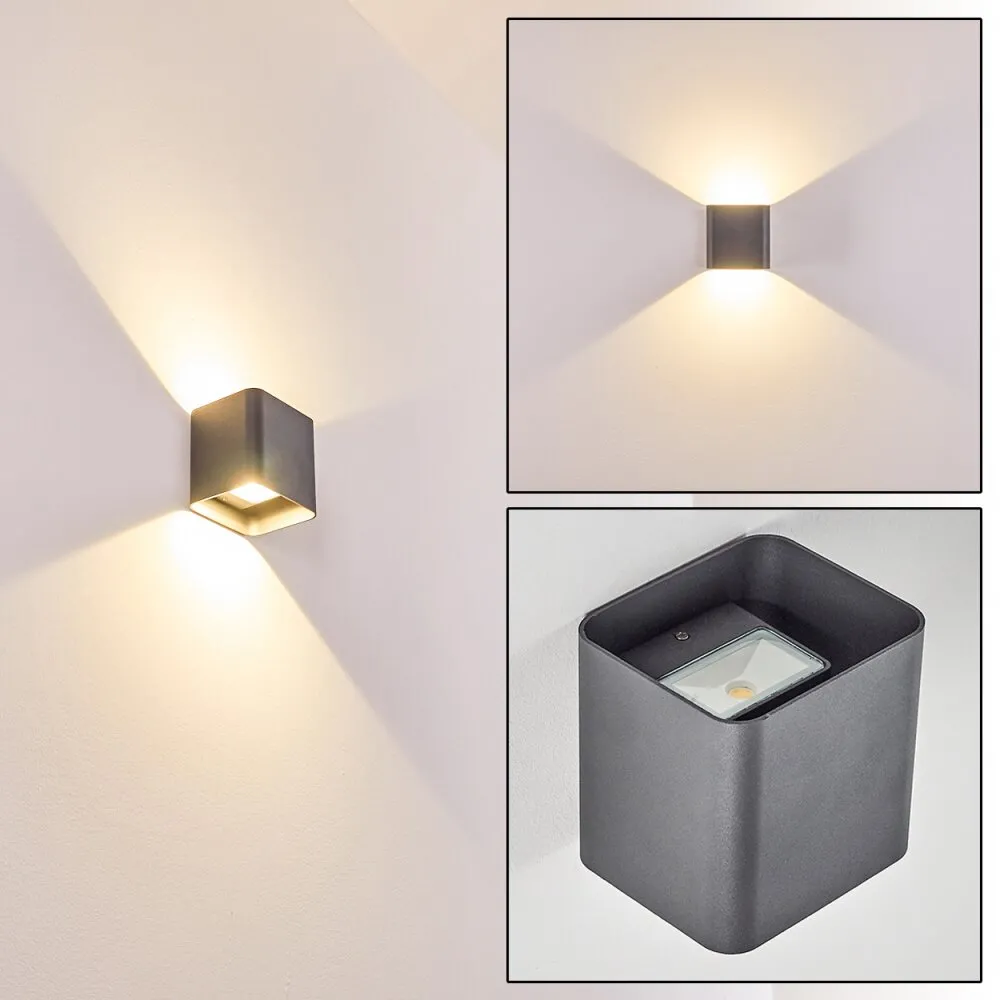 Vikom Aussenwandleuchte LED Anthrazit, 2-flammig H3080214