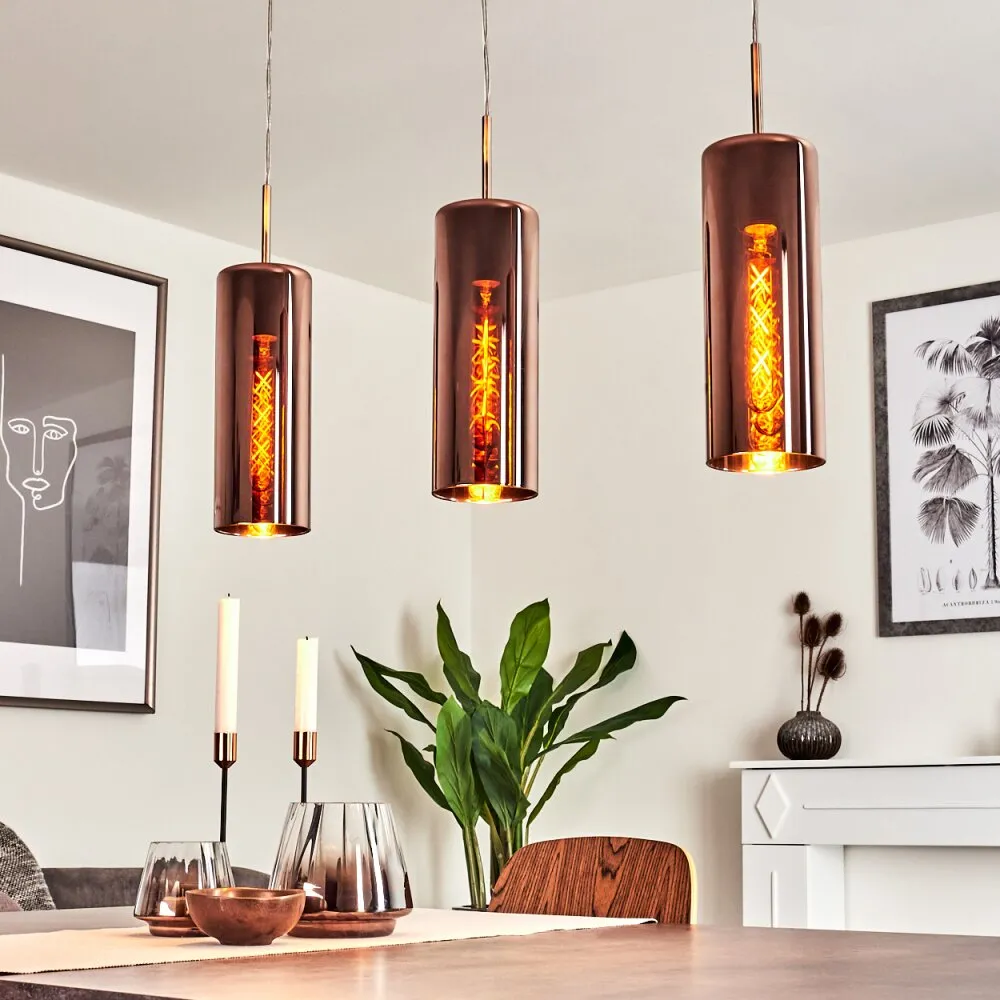 Vimodrone Pendelleuchte Nickel-Matt, 3-flammig H3430682