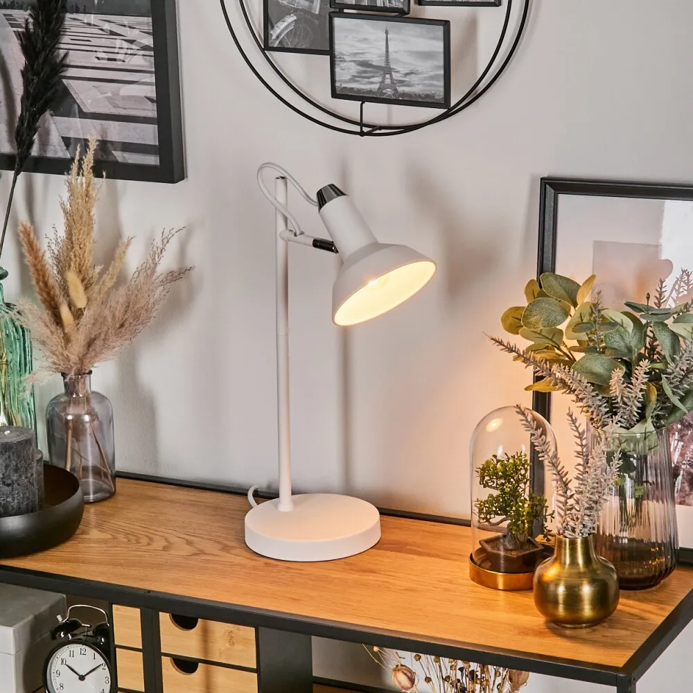 Vouzy Tischleuchte Weiß, 1-flammig H3793299