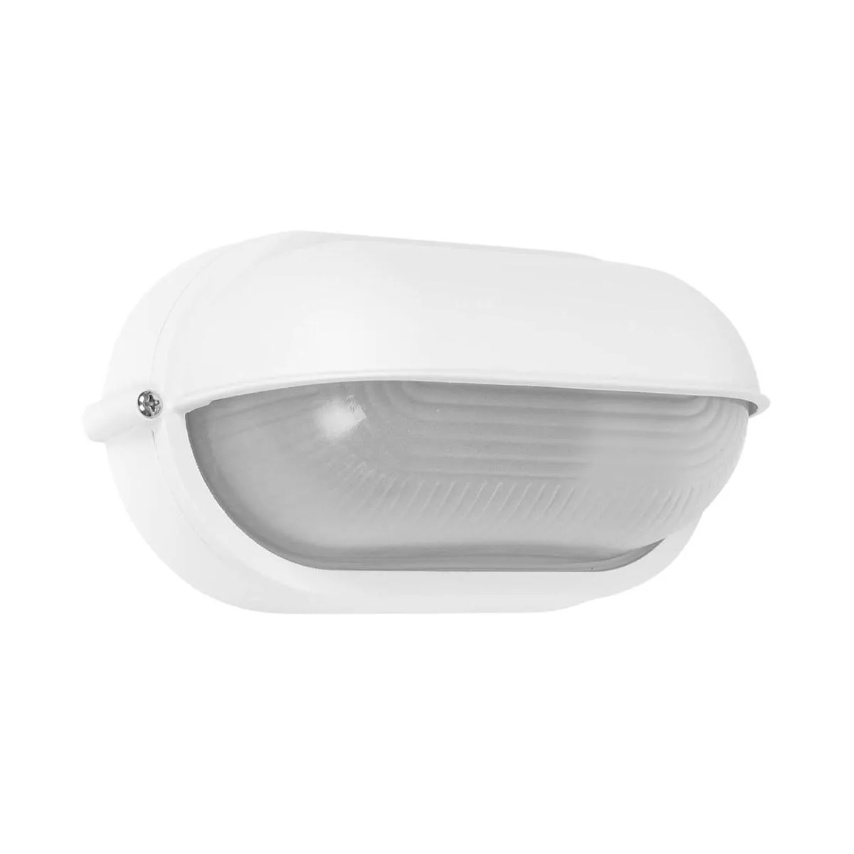 Wandleuchte Aludruckguss weiß 1 x E27/60W