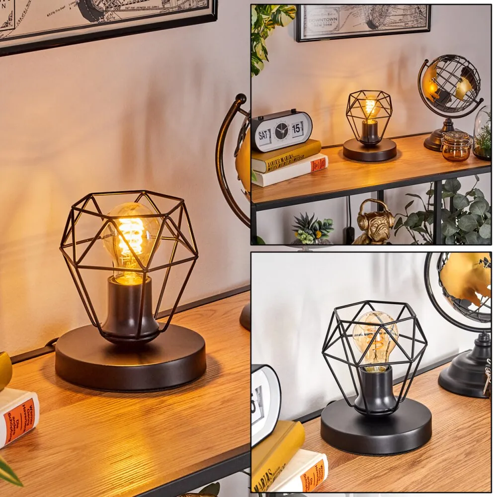 Yaak Tischleuchte Schwarz, 1-flammig H3771013